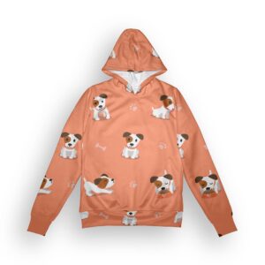 Dog Lovers Women's All over print Hoodie with Pockets its clover