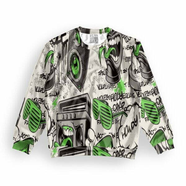 Crazy Music Style Men's All over print Sweatshirt its clover