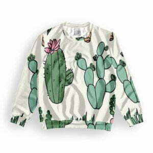 Cactus Style Men's All over print Sweatshirt its clover