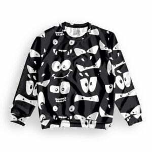 Ghost Faces Style Men's All over print Sweatshirt its clover