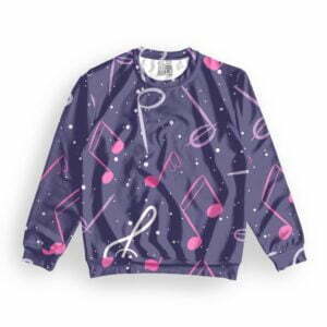 Music Style Men's All over print Sweatshirt its clover