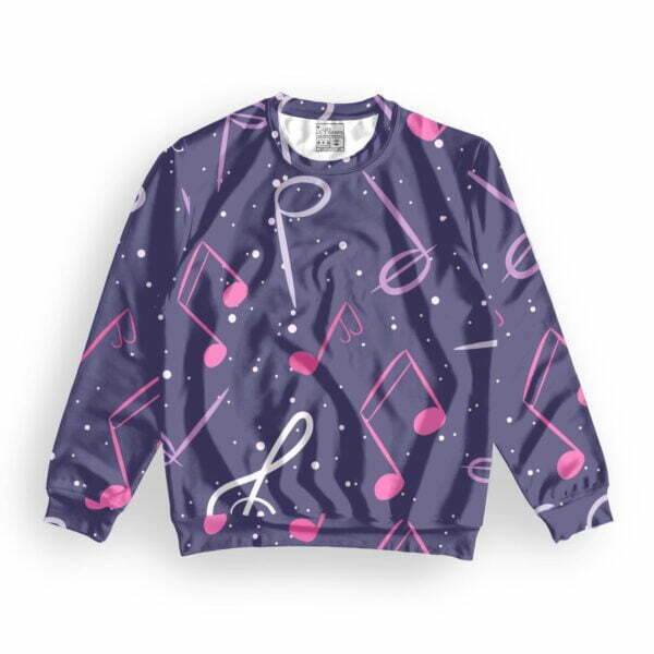 Music Style Men's All over print Sweatshirt its clover