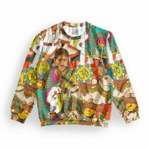 Indian Style Men's All over print Sweatshirt its clover