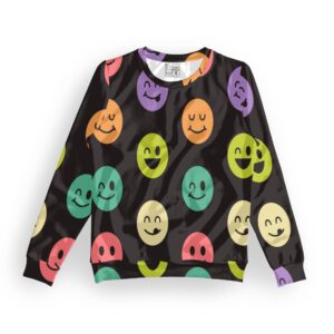 Smiley Style Women's All over print Sweatshirt its clover