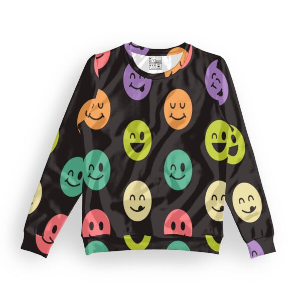 Smiley Style Women's All over print Sweatshirt its clover
