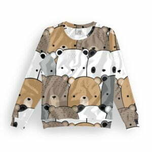 Cute Dog Style Women's All over print Sweatshirt its clover