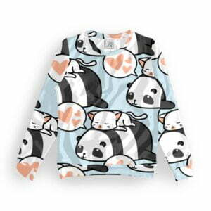Cute Panda Style Women's All over print Sweatshirt its cloverCute Panda Style Women's All over print Sweatshirt its clover