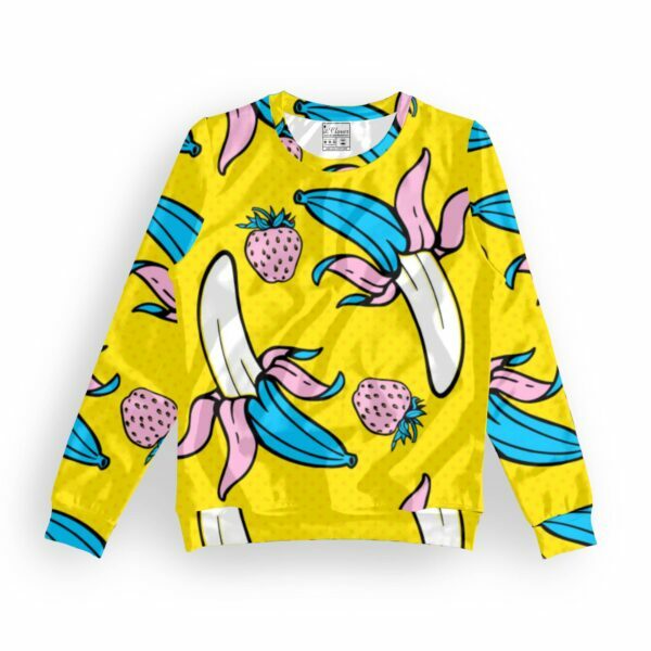Banana Style Women's All over print Sweatshirt its clover