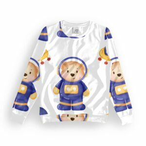 Cute Teddy Bear Style Women's All over print Sweatshirt its clover