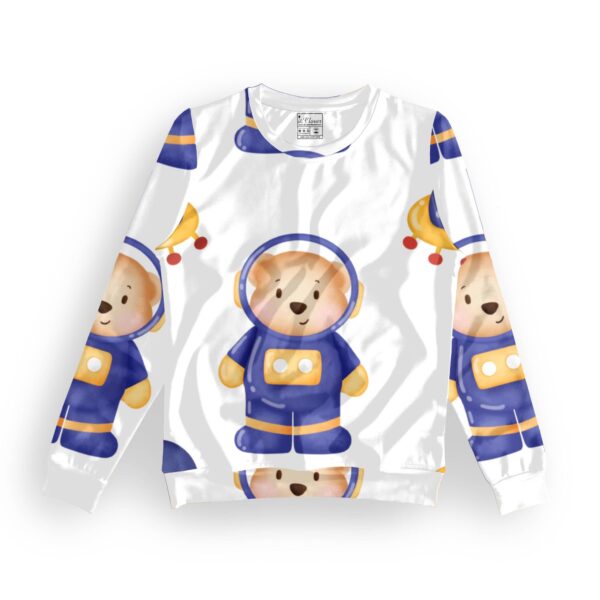 Cute Teddy Bear Style Women's All over print Sweatshirt its clover