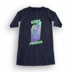 Girl Power Women's T-Shirt Dress its clover