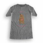 Bear Love Women's T-Shirt Dress its clover