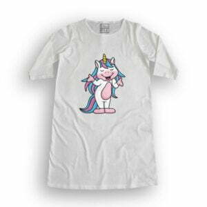 Cute Unicorn Women's T-Shirt Dress