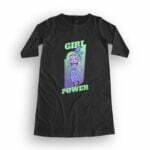Girl Power Women's T-Shirt Dress its clover