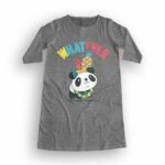 Panda Style Women's T-Shirt Dress its clover