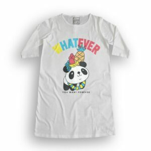 Panda Style Women's T-Shirt Dress its clover