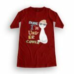 Cute Cat Style Women's T-Shirt Dress its clover