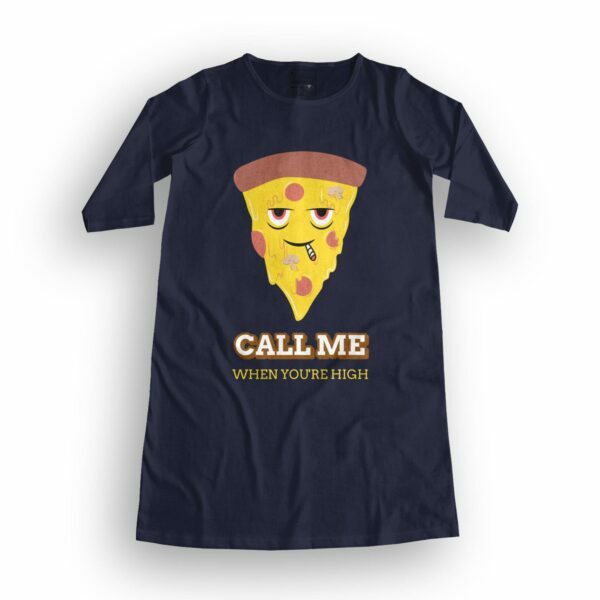 Pizza Lover Women's T-Shirt Dress its clover