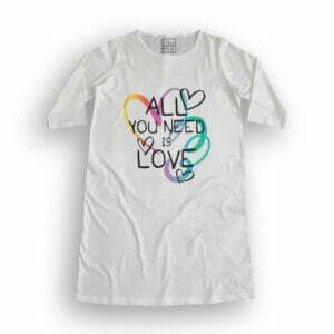 Love Quotes Women's T-Shirt Dress its clover