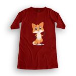 Cute Doggie Women's T-Shirt Dress its clover