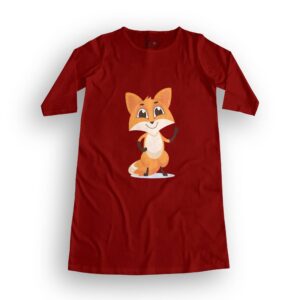 Cute Doggie Women's T-Shirt Dress its clover