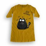 Funny Cat Women's T-Shirt Dress its clover