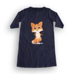 Cute Doggie Women's T-Shirt Dress its clover