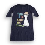 Cute Cat Style Women's T-Shirt Dress its clover