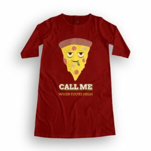 Pizza Lover Women's T-Shirt Dress its clover