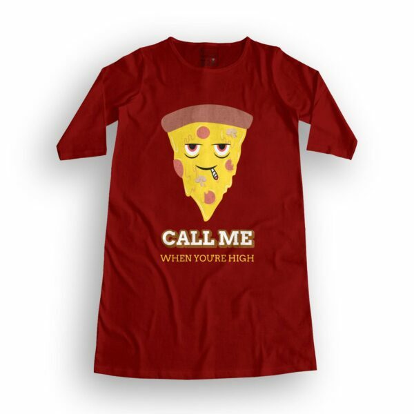 Pizza Lover Women's T-Shirt Dress its clover