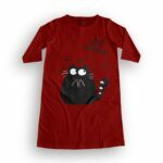 Funny Cat Women's T-Shirt Dress its clover