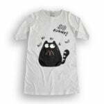 Funny Cat Women's T-Shirt Dress its clover