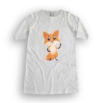 Cute Doggie Women's T-Shirt Dress its clover