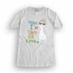 Cute Cat Style Women's T-Shirt Dress its clover