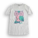 Owl Love Women's T-Shirt Dress its clover