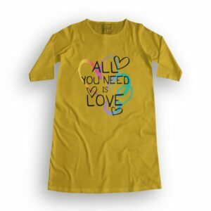 Love Quotes Women's T-Shirt Dress its clover