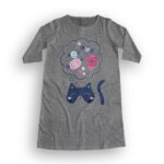 Cat Lovers Women's T-Shirt Dress its clover