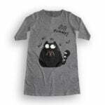 Funny Cat Women's T-Shirt Dress its clover