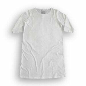 Plain White Women's T-Shirt Dress its clover