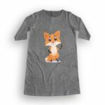 Cute Doggie Women's T-Shirt Dress its clover