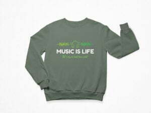 Music Life Men's Sweatshirt its clover