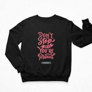 Motivational Quote Men's Sweatshirt its clover