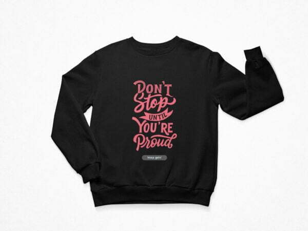 Motivational Quote Men's Sweatshirt its clover