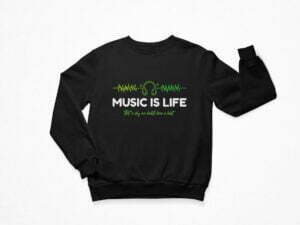 Music Life Men's Sweatshirt its clover
