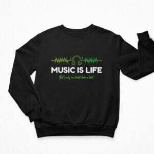 Music Life Men's Sweatshirt its clover