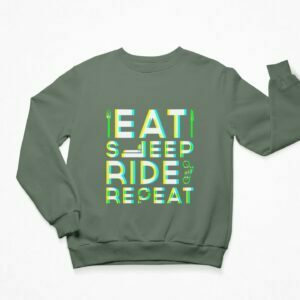 Eat Sleep Ride Repeat Men's Sweatshirt its clover