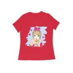 Girl Women's Round Neck T-shirt - Its Clover
