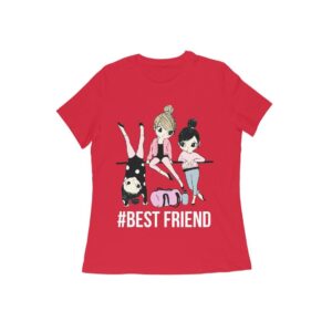 Best Friend Women's Round Neck T-shirt - Its Clover