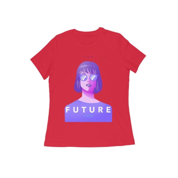 The Future Women's Round Neck T-shirt - Its Clover
