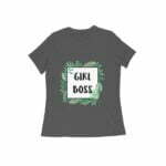 Girl Boss Women's Round Neck T-shirt - Its Clover